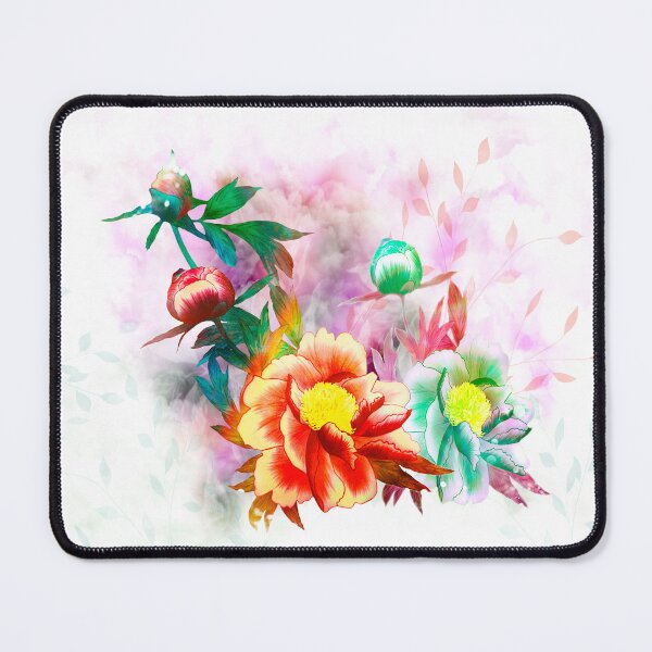 Item preview, Magical peonies drawing designed and sold by Dusanka Djeric.