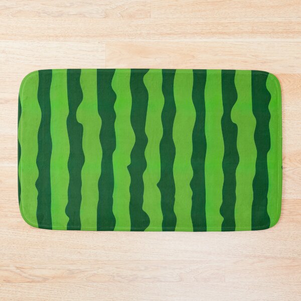 Item preview, Watermelon Pattern, Green Watermelon Striped Background. designed and sold by graphic-genie.