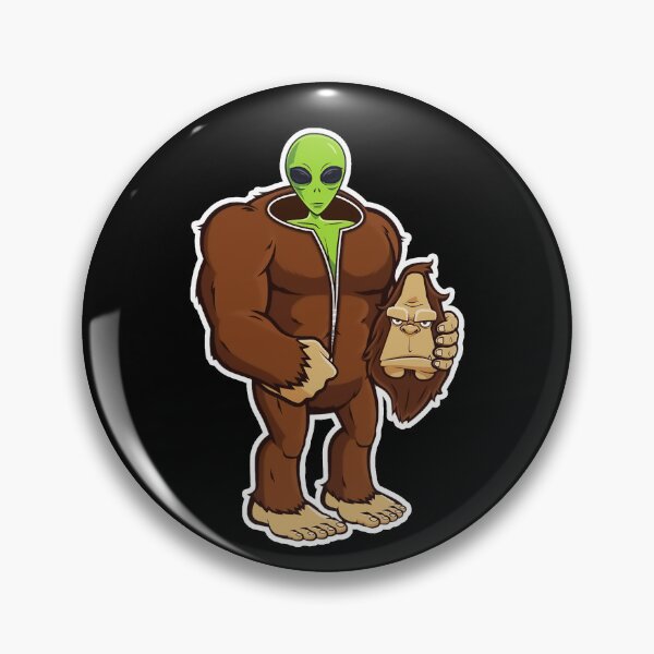 Item preview, Alien And Bigfoot designed and sold by palmwillow.