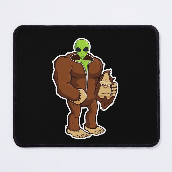 Item preview, Alien And Bigfoot designed and sold by palmwillow.