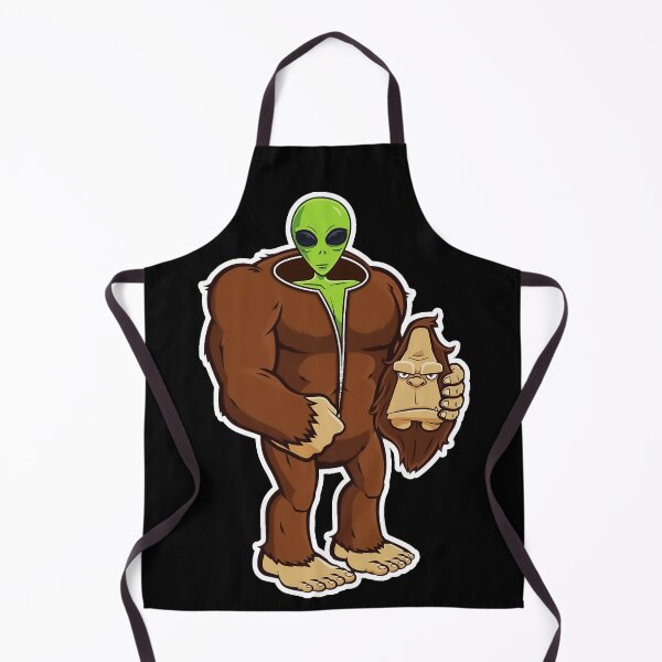 Item preview, Alien And Bigfoot designed and sold by palmwillow.