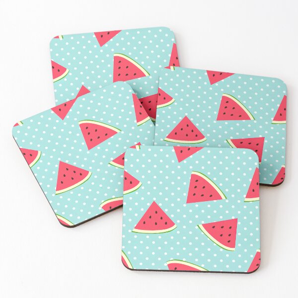 Item preview, Watermelon Pattern, Watermelon on Polka Dots designed and sold by graphic-genie.