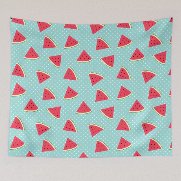 Item preview, Watermelon Pattern, Watermelon on Polka Dots designed and sold by graphic-genie.