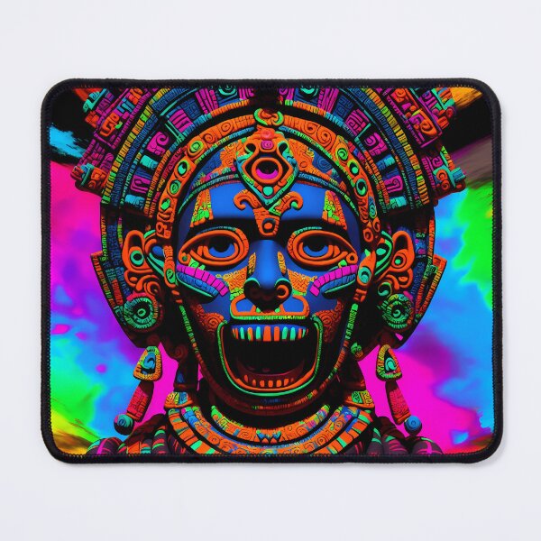 Item preview, Mayan Meditation Fantasy Art Very Colorful designed and sold by internlvisions.