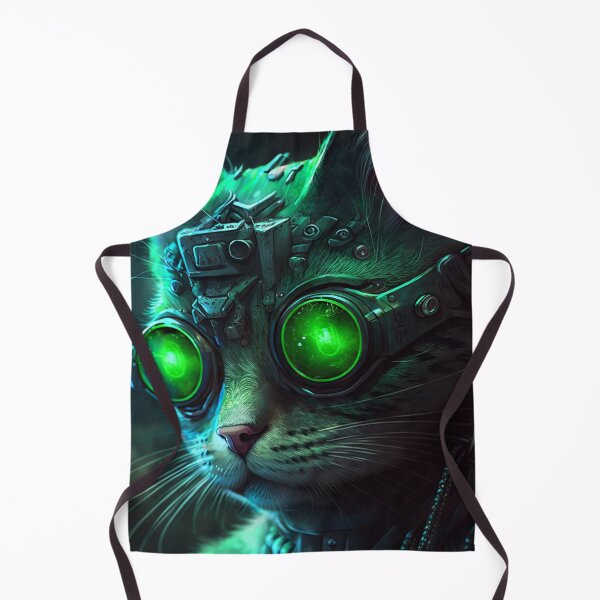 Item preview, Cyberpunk Cat designed and sold by PoeticPixels.