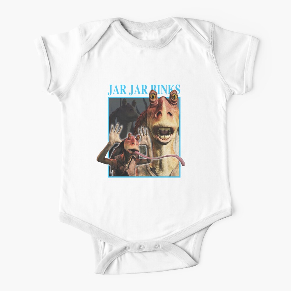 Retro Jar Jar Binks Baby One-Piece
