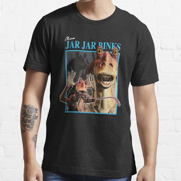 "Retro Jar Jar Binks" Tshirt for Sale by ZB1994 Redbubble jar jar