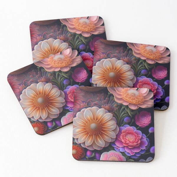 Item preview, Bloom Cosmic Flowers Floral  designed and sold by Shyaddiea.