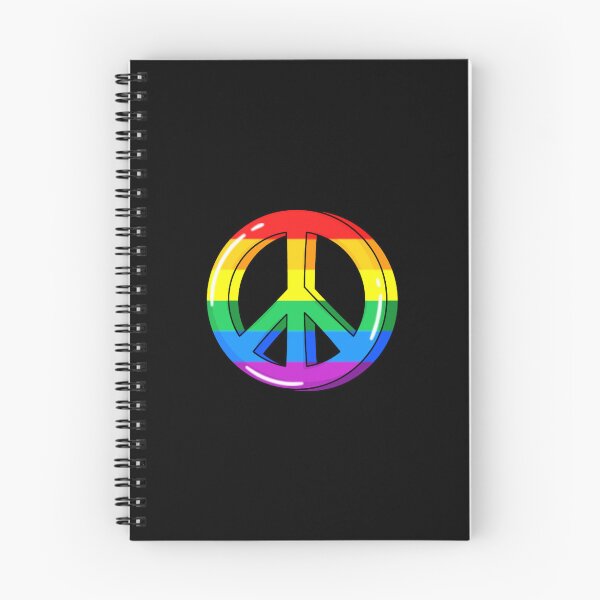 Item preview, Rainbow Pride Peace Sign designed and sold by everything4eva.