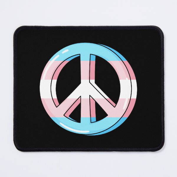Item preview, Trans Pride Peace Sign designed and sold by everything4eva.