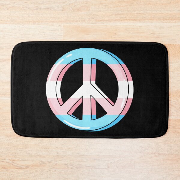 Item preview, Trans Pride Peace Sign designed and sold by everything4eva.