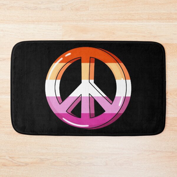 Item preview, Lesbian Pride Peace Sign designed and sold by everything4eva.