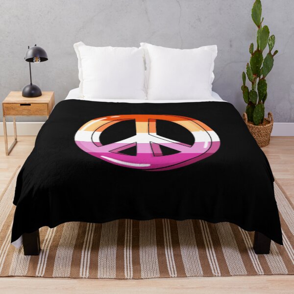 Item preview, Lesbian Pride Peace Sign designed and sold by everything4eva.