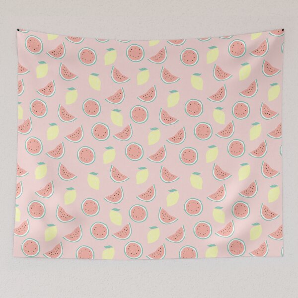 Item preview, Watermelon Pattern, Summer Pattern With Watermelon And Lemon designed and sold by graphic-genie.