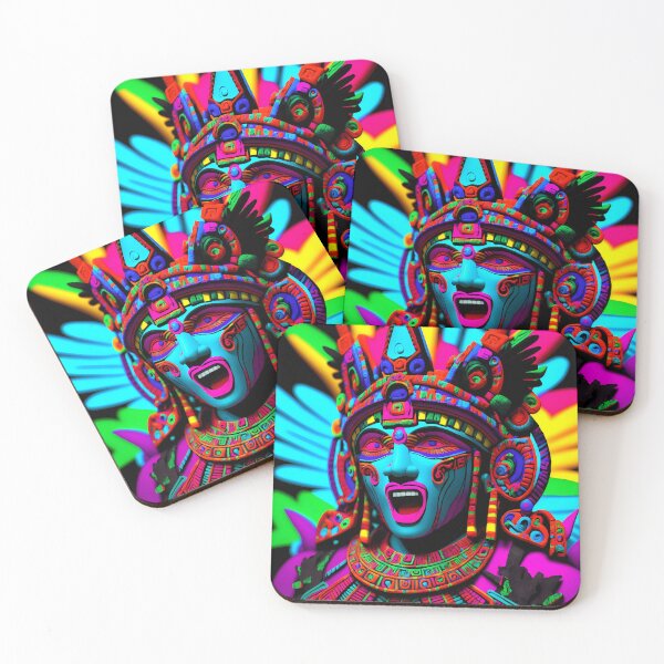 Item preview, Mayan Spirit Fantasy Art Very Colorful designed and sold by internlvisions.