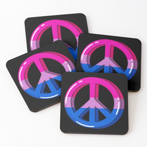 Item preview, Bi Pride Peace Sign designed and sold by everything4eva.