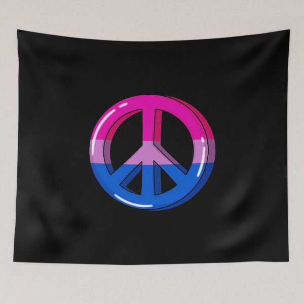 Item preview, Bi Pride Peace Sign designed and sold by everything4eva.
