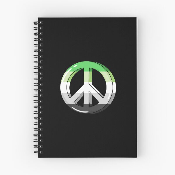 Item preview, Aromantic Pride Peace Sign designed and sold by everything4eva.