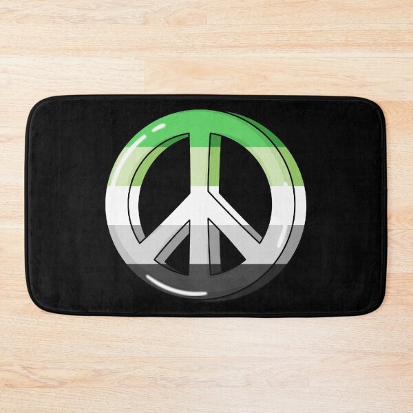 Item preview, Aromantic Pride Peace Sign designed and sold by everything4eva.