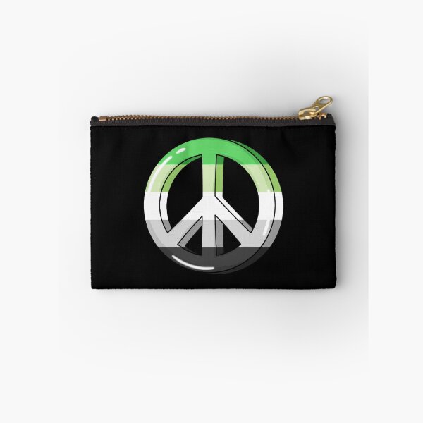 Item preview, Aromantic Pride Peace Sign designed and sold by everything4eva.