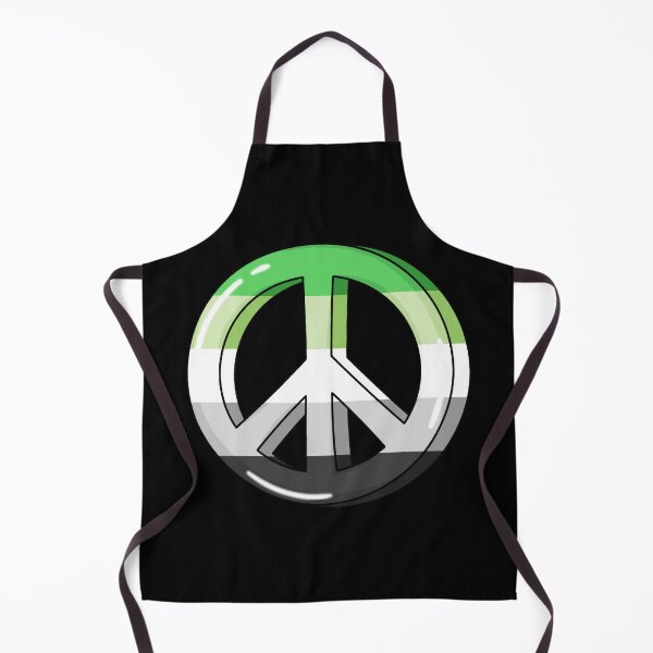 Item preview, Aromantic Pride Peace Sign designed and sold by everything4eva.