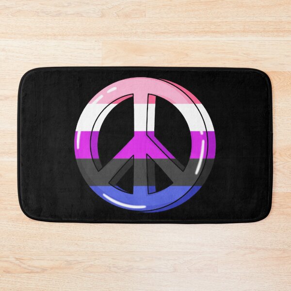 Item preview, Genderfluid Pride Peace Sign designed and sold by everything4eva.