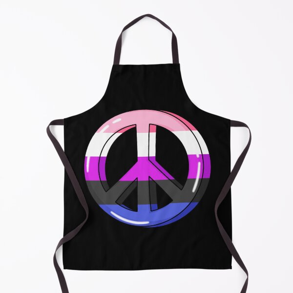 Item preview, Genderfluid Pride Peace Sign designed and sold by everything4eva.