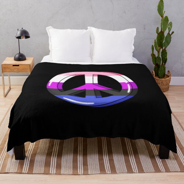 Item preview, Genderfluid Pride Peace Sign designed and sold by everything4eva.