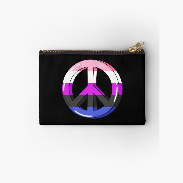 Item preview, Genderfluid Pride Peace Sign designed and sold by everything4eva.
