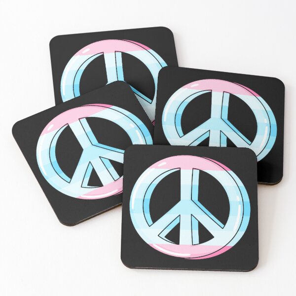 Item preview, Trans Masc Pride Peace Sign designed and sold by everything4eva.