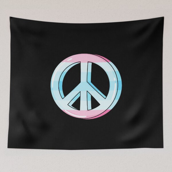 Item preview, Trans Masc Pride Peace Sign designed and sold by everything4eva.