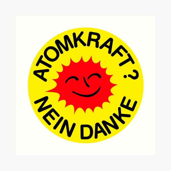Atomkraft nein Danke Art Print