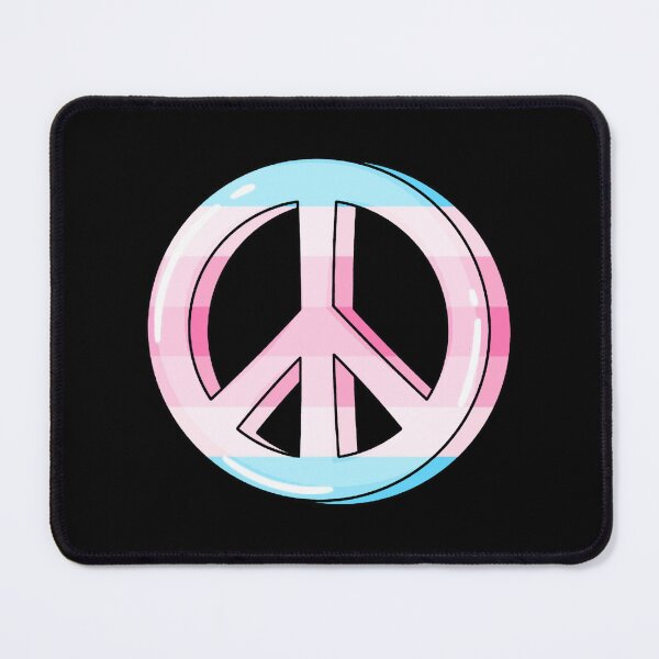 Item preview, Trans Fem Pride Peace Sign designed and sold by everything4eva.
