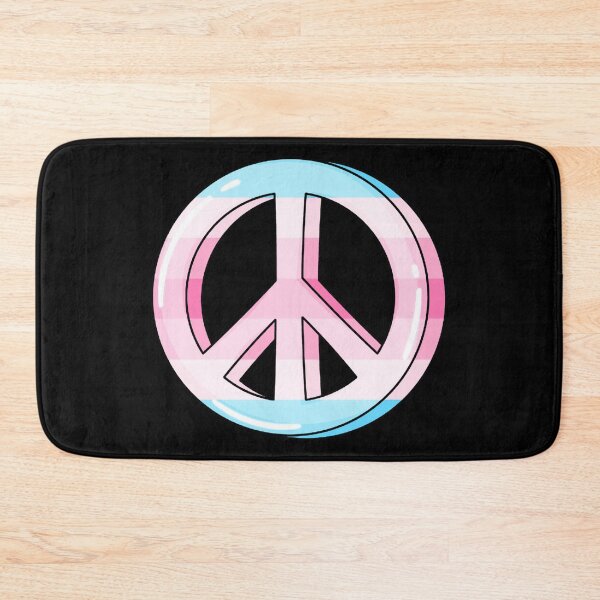 Item preview, Trans Fem Pride Peace Sign designed and sold by everything4eva.