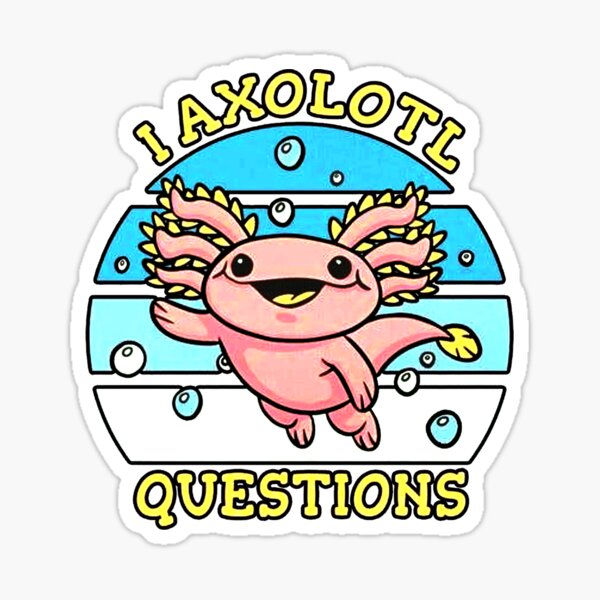 I Axolotl Questions Cute Funny Axolotls Gifts Travel Mug by Qwerty
