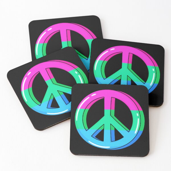 Item preview, Poly Pride Peace Sign designed and sold by everything4eva.
