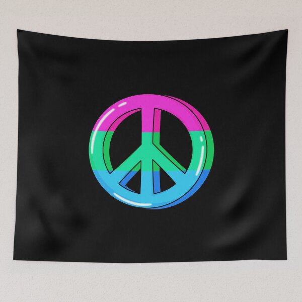 Item preview, Poly Pride Peace Sign designed and sold by everything4eva.