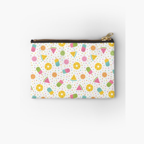 Item preview, Watermelon Pattern, Tropical Fruits And Ice Cream Memphis Style designed and sold by graphic-genie.