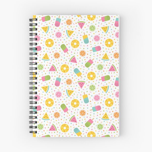 Item preview, Watermelon Pattern, Tropical Fruits And Ice Cream Memphis Style designed and sold by graphic-genie.