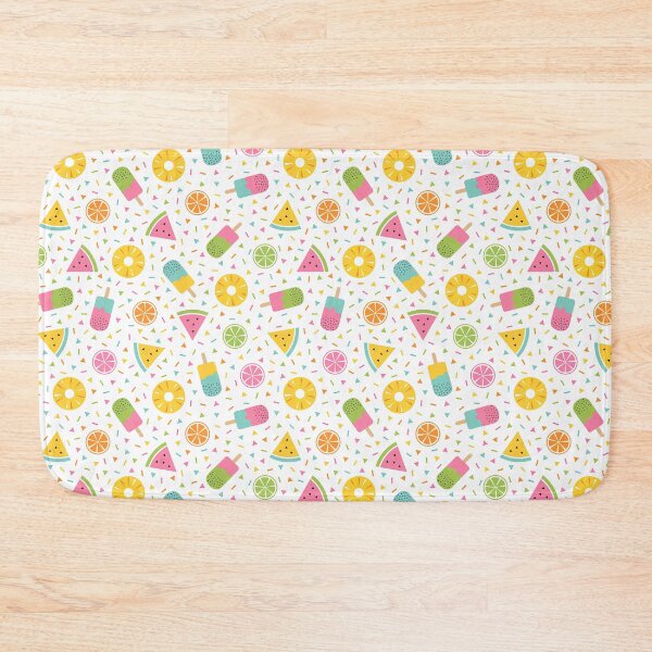 Item preview, Watermelon Pattern, Tropical Fruits And Ice Cream Memphis Style designed and sold by graphic-genie.