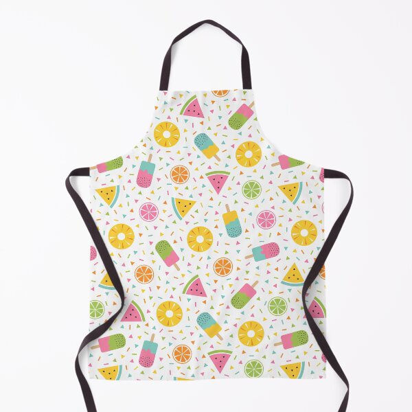 Item preview, Watermelon Pattern, Tropical Fruits And Ice Cream Memphis Style designed and sold by graphic-genie.