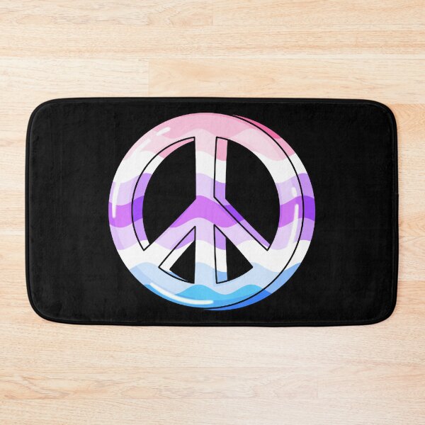 Item preview, Genderfluid Pride Peace Sign 2 designed and sold by everything4eva.
