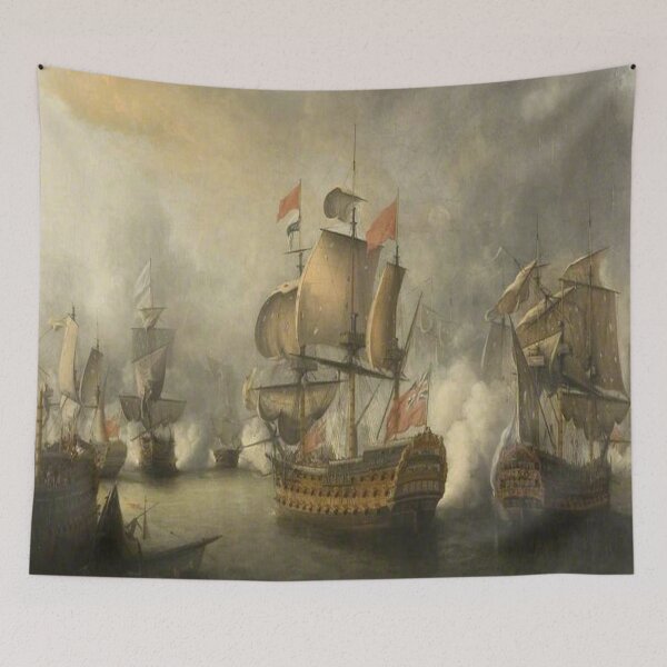 Item preview, Battle of the Saintes - America Revolution - Digitally Remastered - Historical Art designed and sold by TheHappyK.