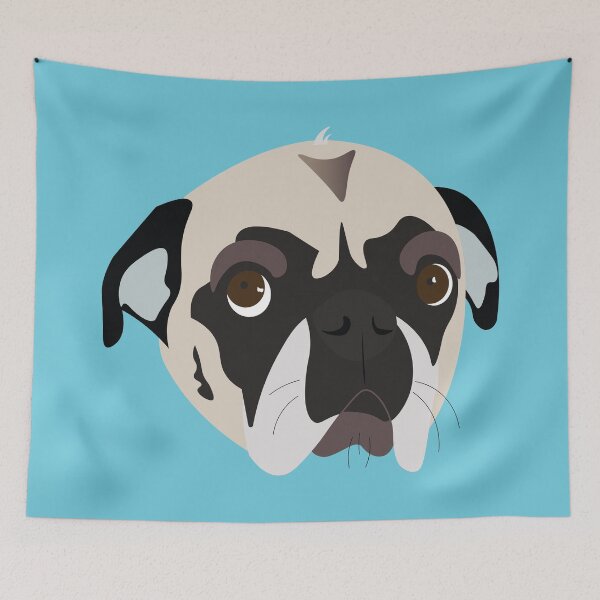 Item preview, Mac and Cheese the Pug designed and sold by BDAStudios.