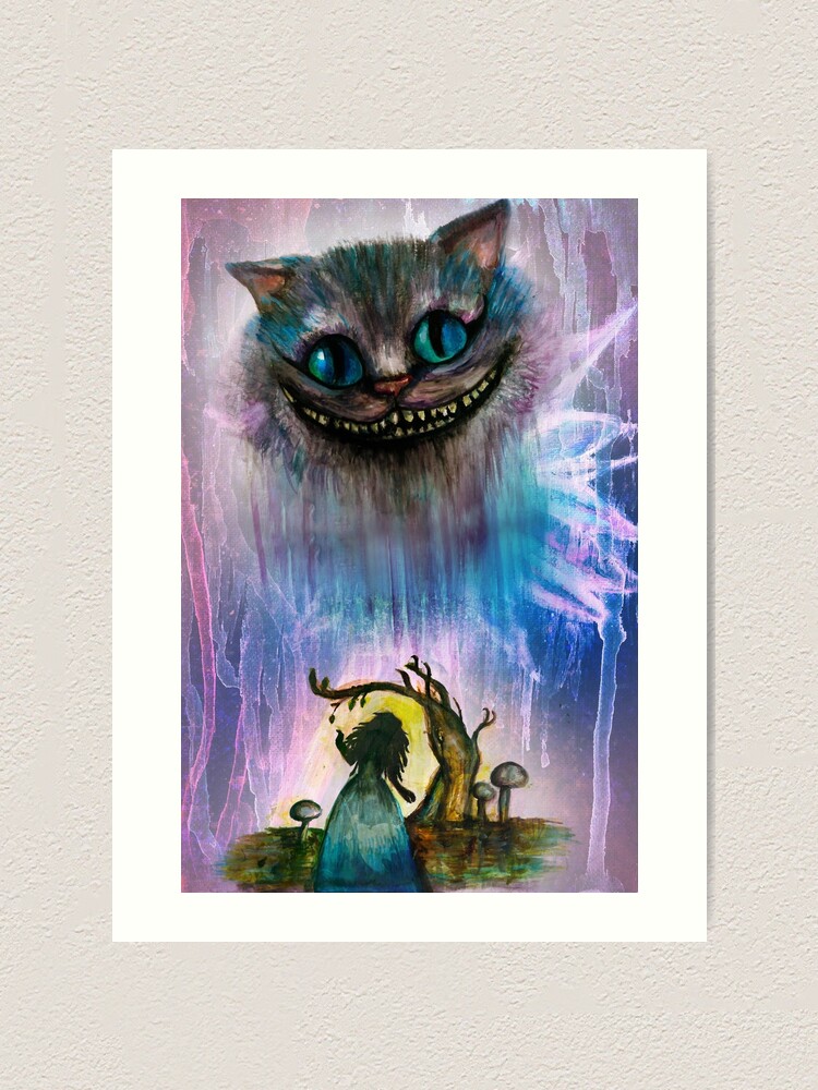 Alice in Wonderland Cheshire Cat Hand Painted Not Printed 