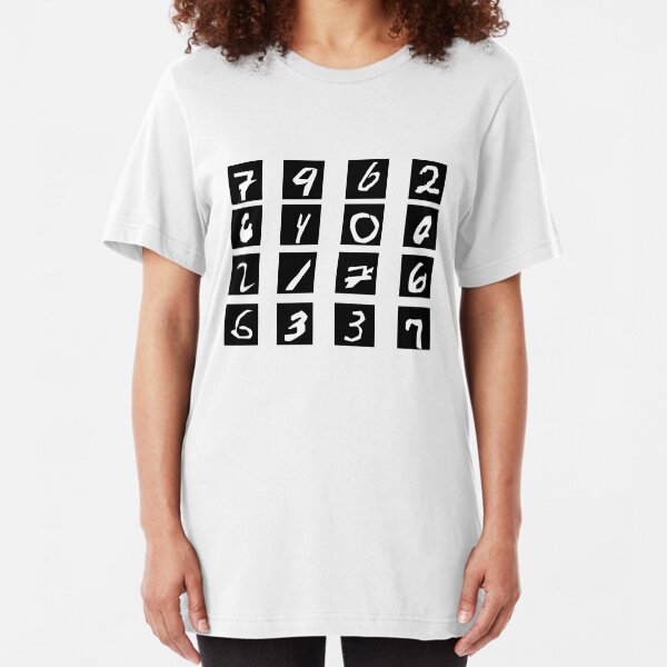 AI – MNIST Slim Fit T-Shirt