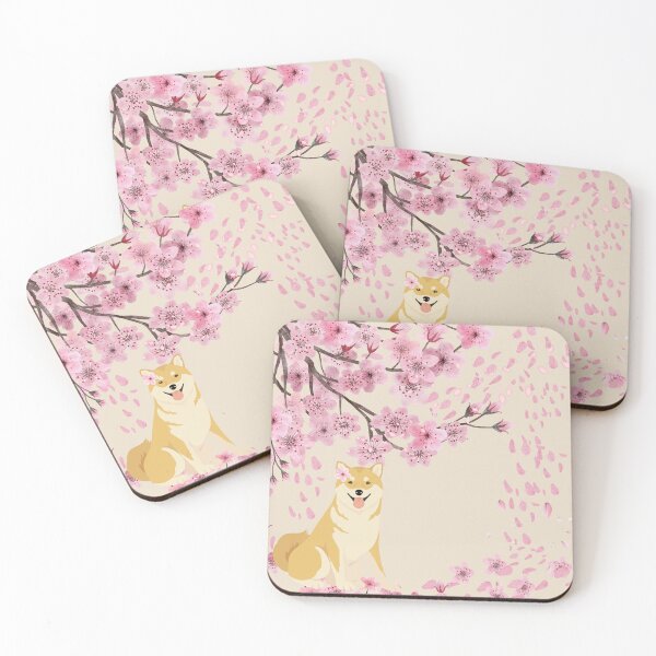 Item preview, Shiba inu under a Sakura designed and sold by NexCreation.