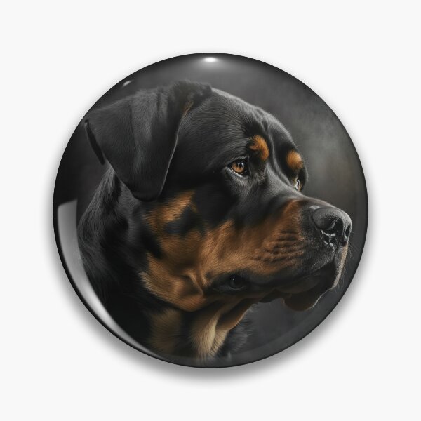 Item preview, Rottweiler portrait designed and sold by ebrawne.