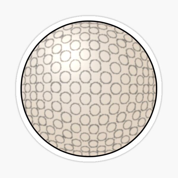"Golf Ball" Sticker for Sale by kuenstlerinsara Redbubble