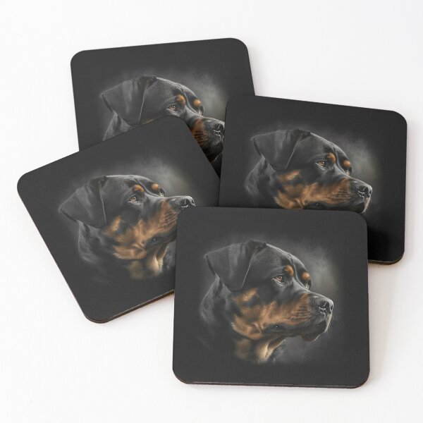 Item preview, Rottweiler portrait designed and sold by ebrawne.